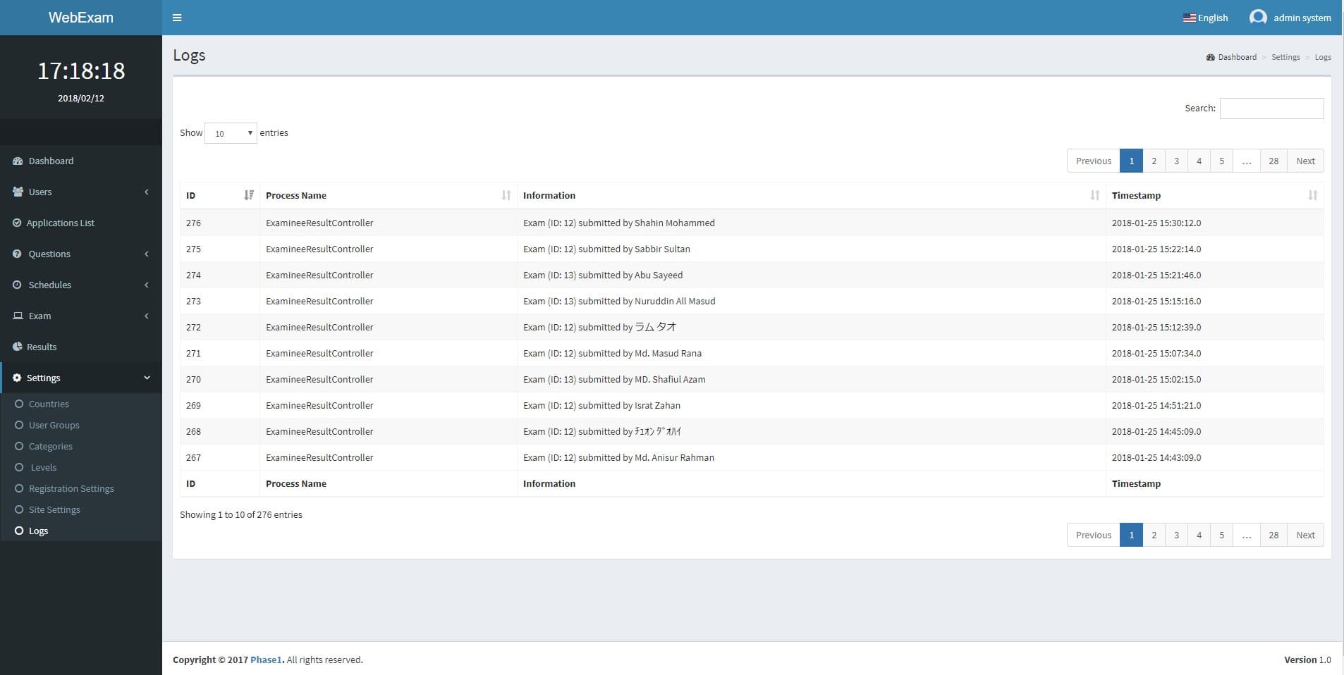 Web Examination gallery image 10